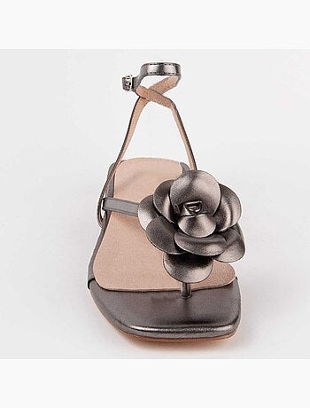 Sandalia Plano Sintetico Montevita