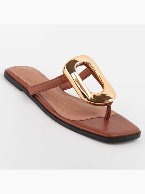 Sandalia Plano Sintetico Montevita - Kiabi