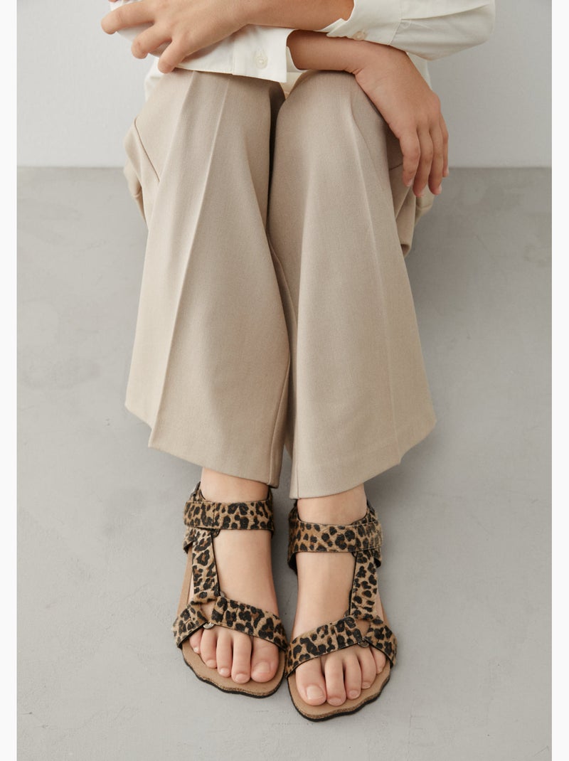Sandalia Respetuoso/barefoot Mujer Suela Plana - Break And Walk Negro Dorado - Kiabi