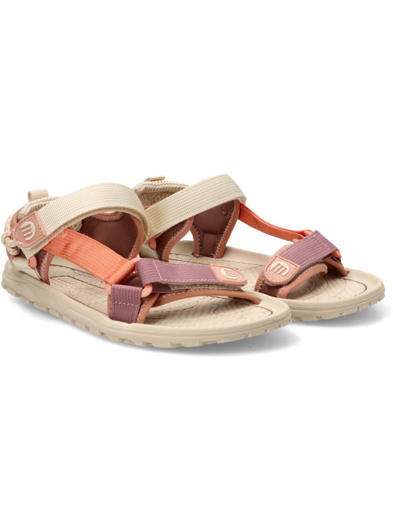 Sandalia Respetuoso/barefoot Mujer Suela Plana - Mustang Naranja - Kiabi