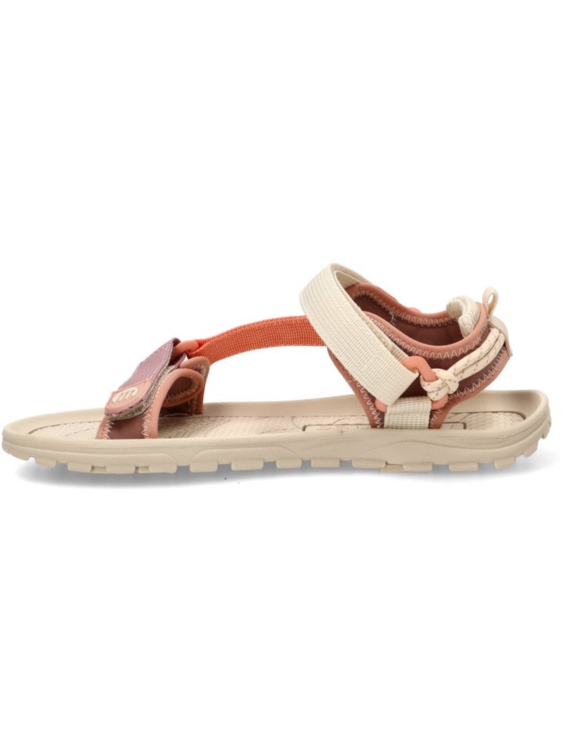 Sandalia Respetuoso/barefoot Mujer Suela Plana - Mustang Naranja - Kiabi