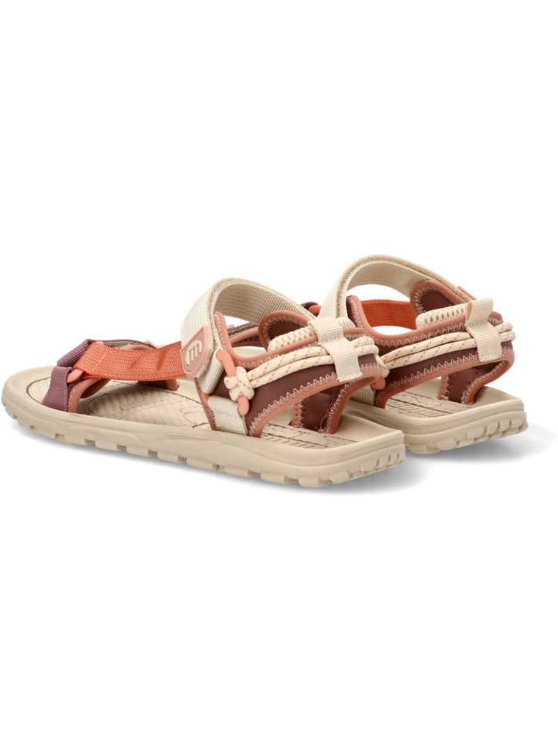 Sandalia Respetuoso/barefoot Mujer Suela Plana - Mustang Naranja - Kiabi