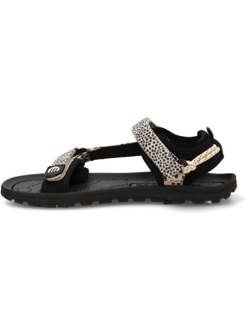 Sandalia Respetuoso/barefoot Mujer Suela Plana - Mustang Negro - Kiabi