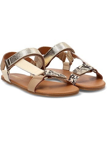 Sandalia Respetuoso/barefoot Mujer Suela Plana - Mustang