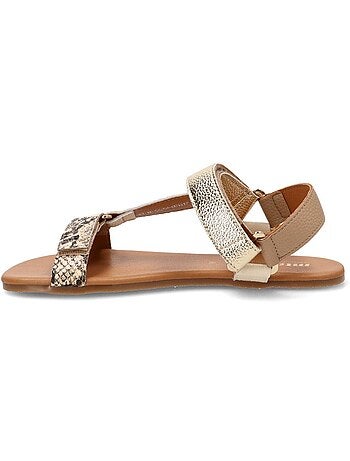 Sandalia Respetuoso/barefoot Mujer Suela Plana - Mustang