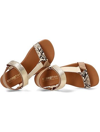 Sandalia Respetuoso/barefoot Mujer Suela Plana - Mustang