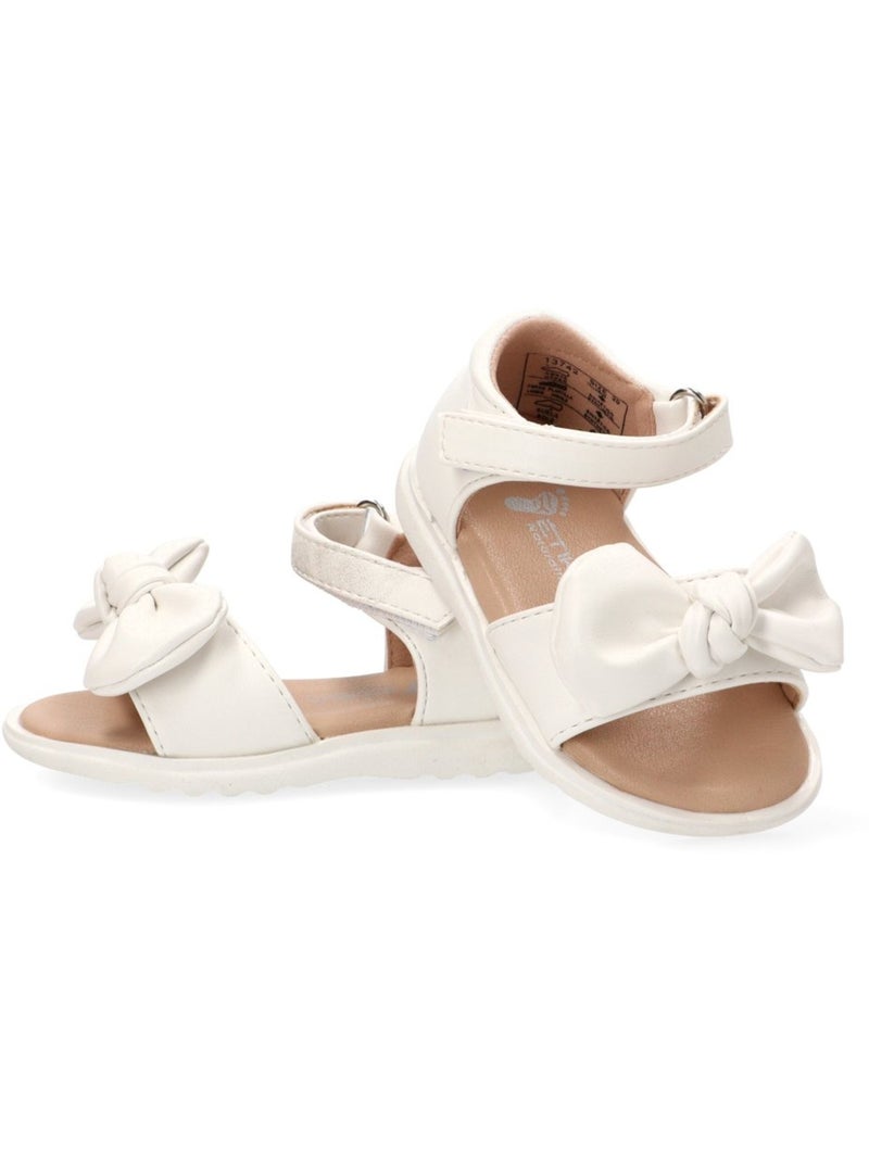 Sandalia Respetuoso/barefoot Niña Suela Plana - Etika Blanco - Kiabi