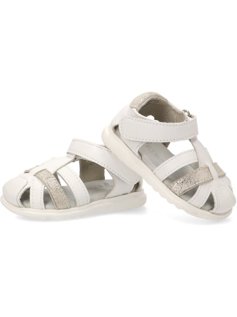 Sandalia Respetuoso/barefoot Niña Suela Plana - Etika Oro - Kiabi