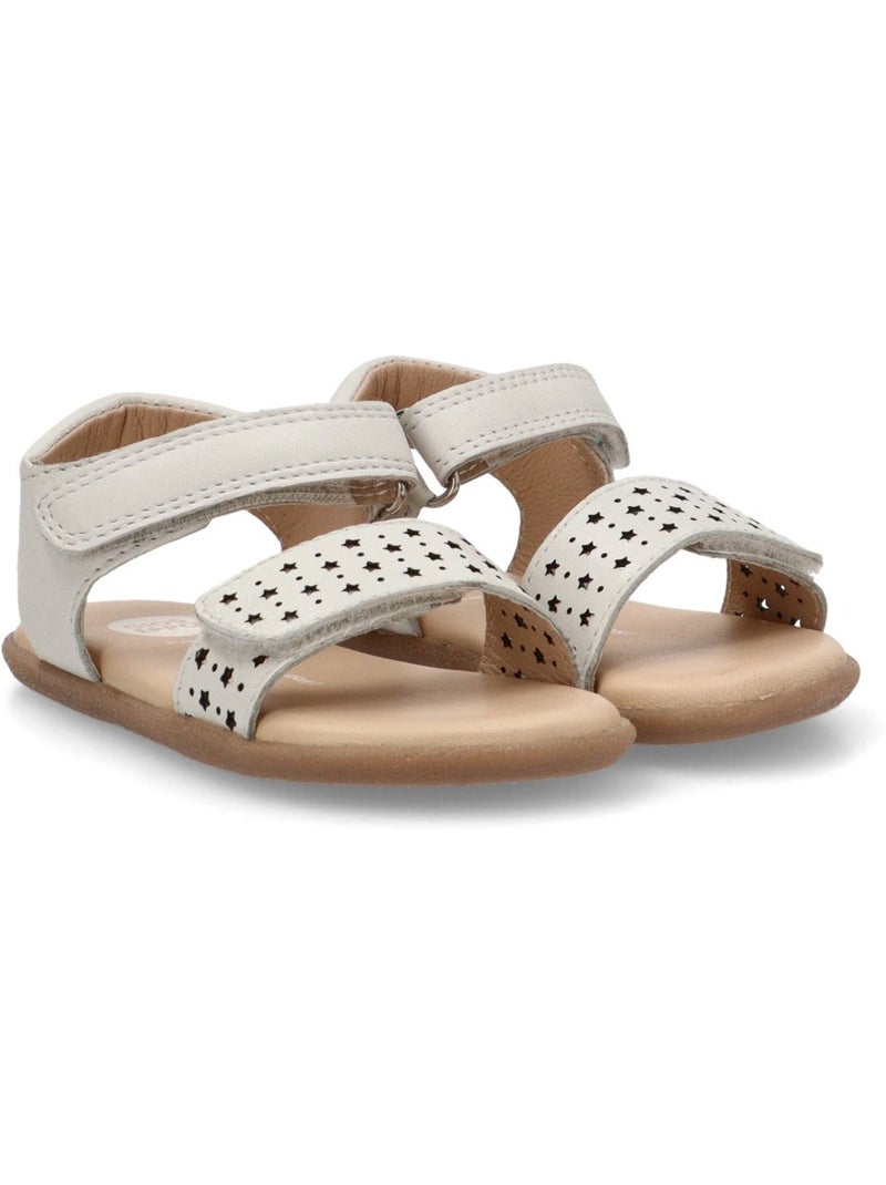 Sandalia Respetuoso/barefoot Niña Suela Plana - Gioseppo Blanco - Kiabi