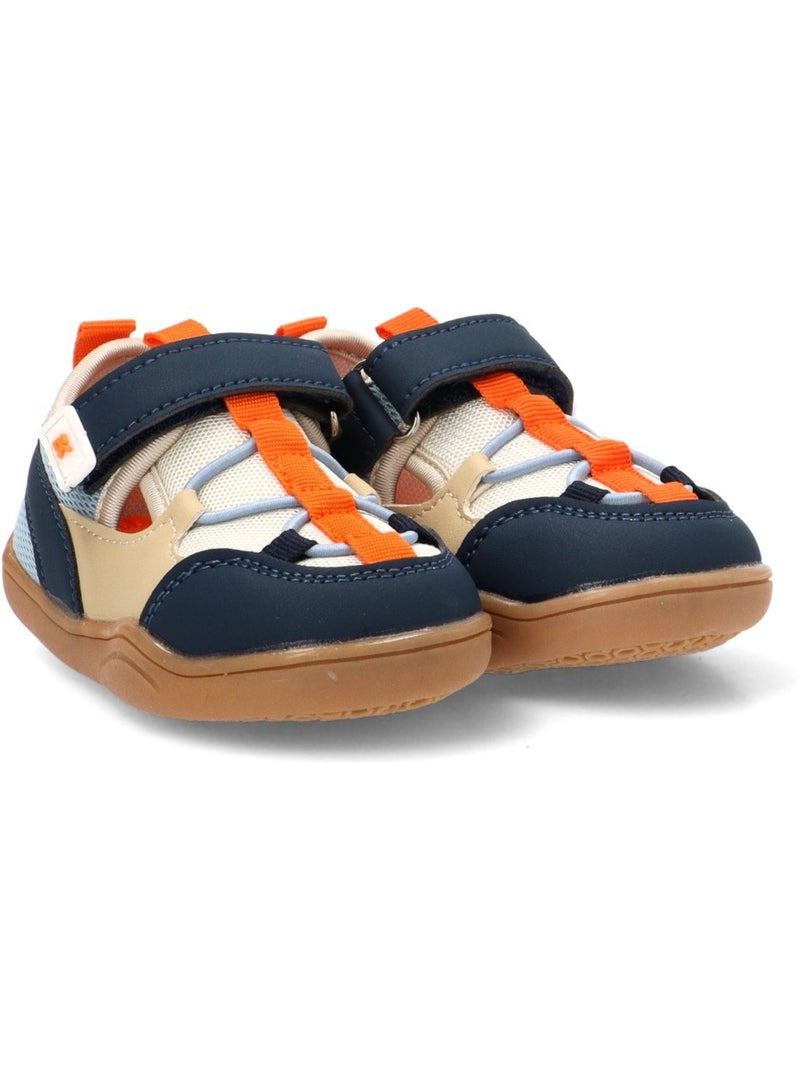 Sandalia Respetuoso/barefoot Niño Suela Plana - Etika Azul - Kiabi