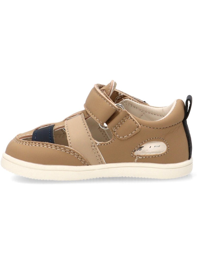 Sandalia Respetuoso/barefoot Niño Suela Plana - Etika Beige - Kiabi