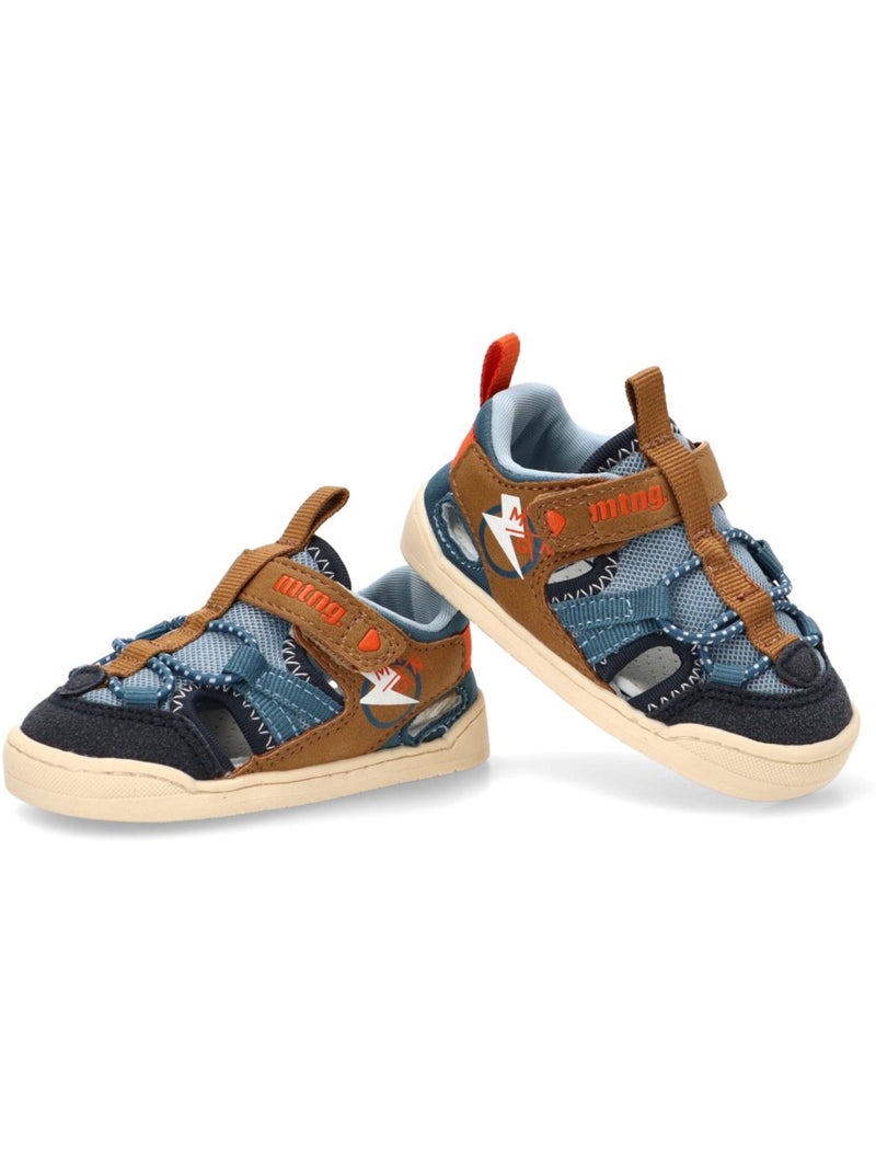 Sandalia Respetuoso/barefoot Niño Suela Plana - Mustang Kids Azul marino - Kiabi