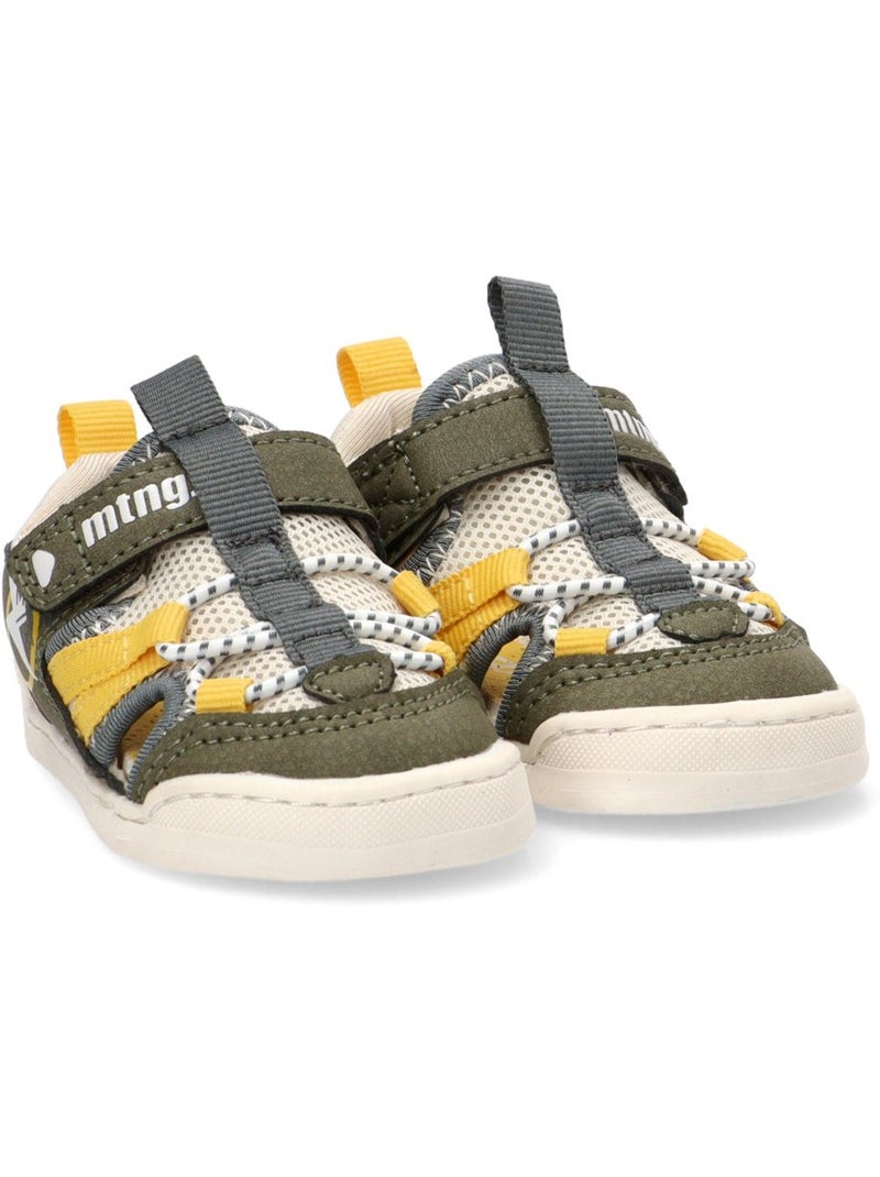 Sandalia Respetuoso/barefoot Niño Suela Plana - Mustang Kids Caqui - Kiabi