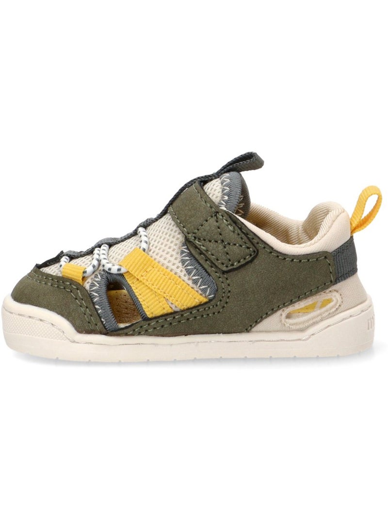 Sandalia Respetuoso/barefoot Niño Suela Plana - Mustang Kids Caqui - Kiabi