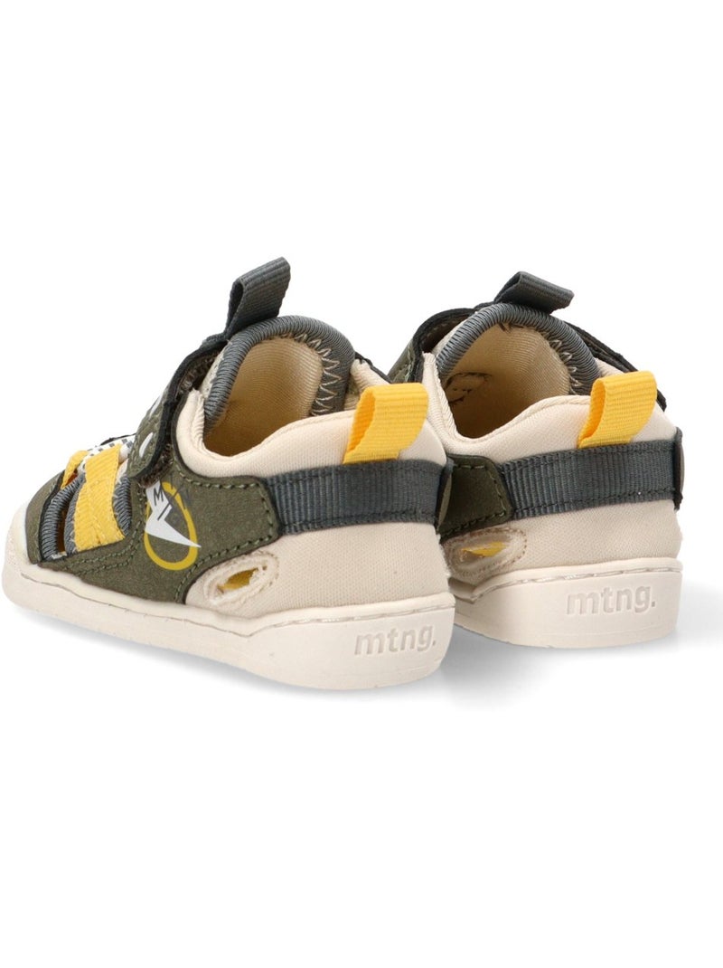 Sandalia Respetuoso/barefoot Niño Suela Plana - Mustang Kids Caqui - Kiabi