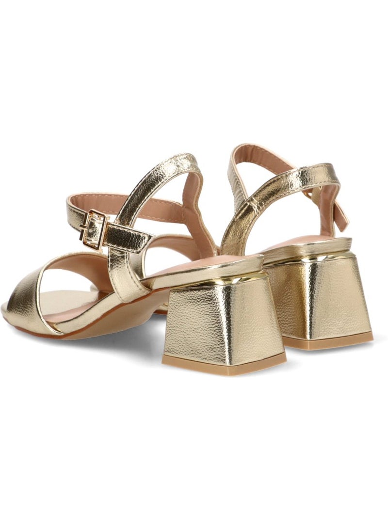 Sandalia Vestir Mujer Tacón Medio - Stay Oro - Kiabi