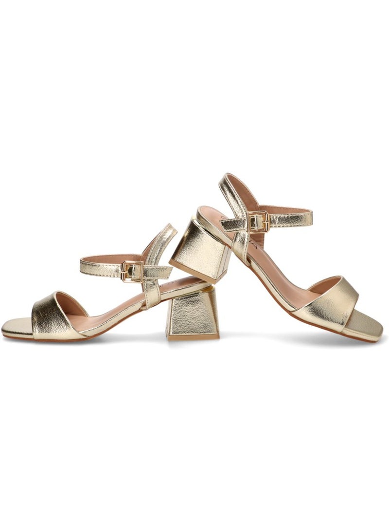 Sandalia Vestir Mujer Tacón Medio - Stay Oro - Kiabi
