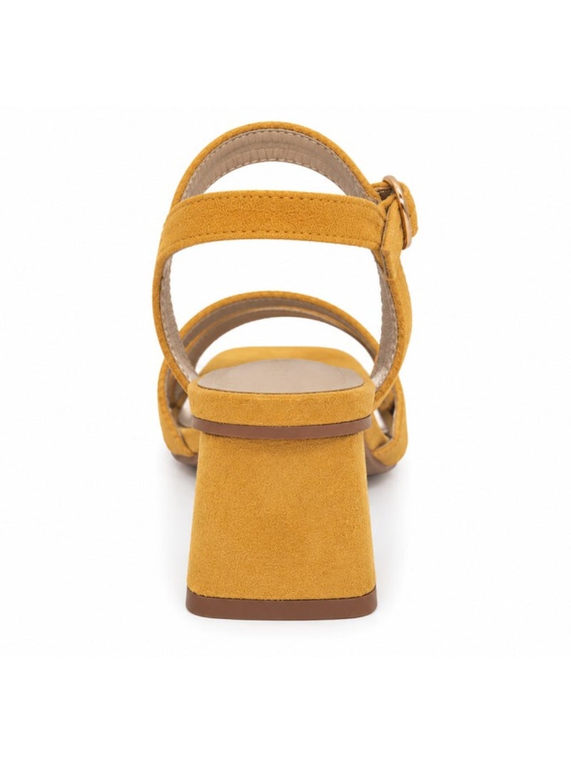 Sandalia vestir sintetico montevita Amarillo - Kiabi