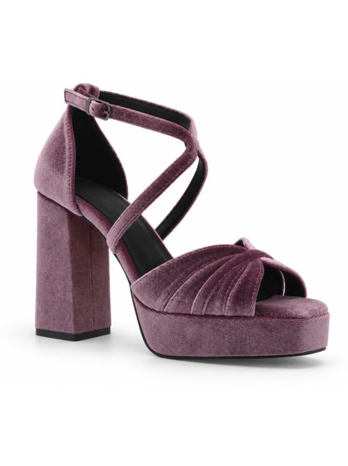 Sandalia vestir terciopelo montevita - Kiabi Sandalia vestir terciopelo montevita - Kiabi