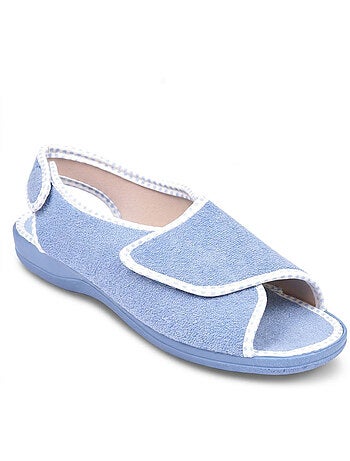 Sandalia Zapatilla de Casa Mujer Esponja Doble Velcro OZABI
