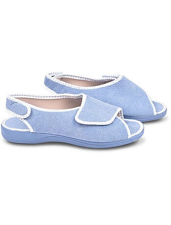 Sandalia Zapatilla de Casa Mujer Esponja Doble Velcro OZABI