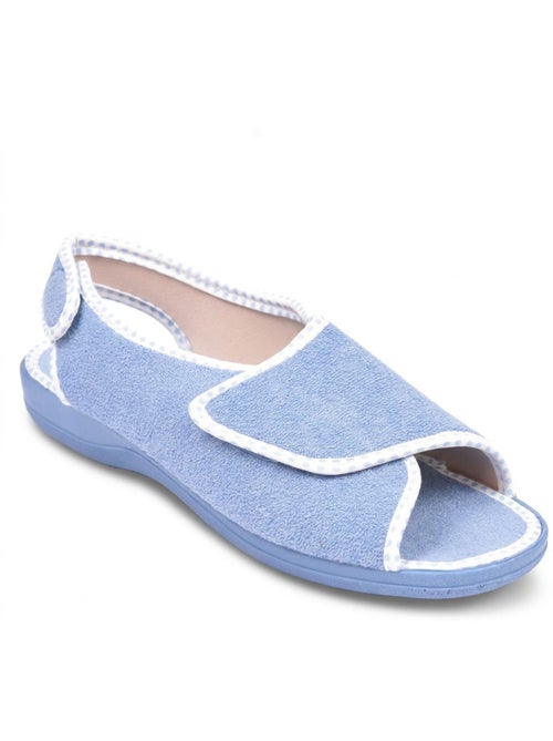 Sandalia Zapatilla de Casa Mujer Esponja Doble Velcro OZABI - Kiabi Sandalia Zapatilla de Casa Mujer Esponja Doble Velcro OZABI - Kiabi