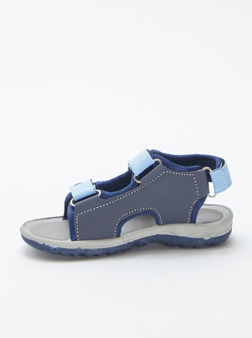 Sandalias abiertas con velcros - Kiabi