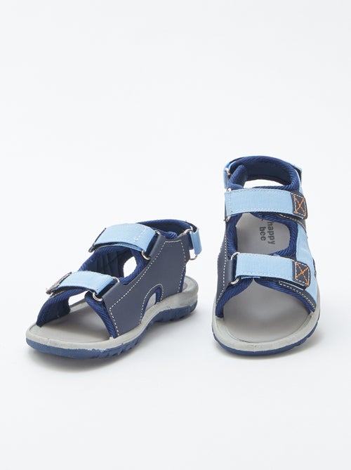 Sandalias abiertas con velcros - Kiabi