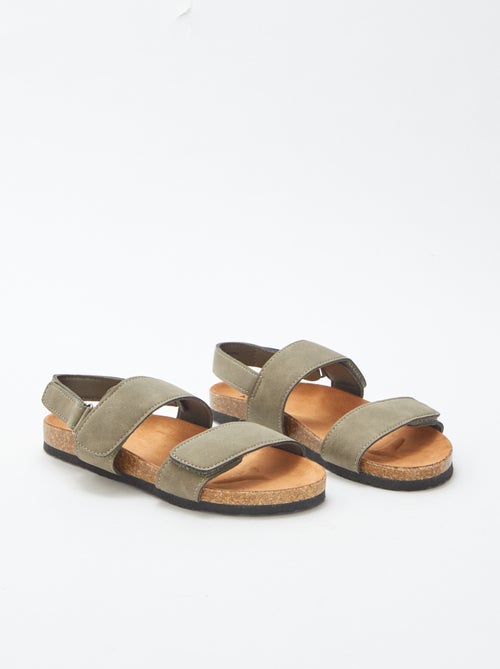 Sandalias abiertas con velcros - Kiabi