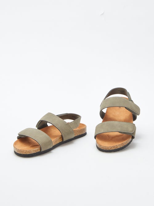 Sandalias abiertas con velcros - Kiabi