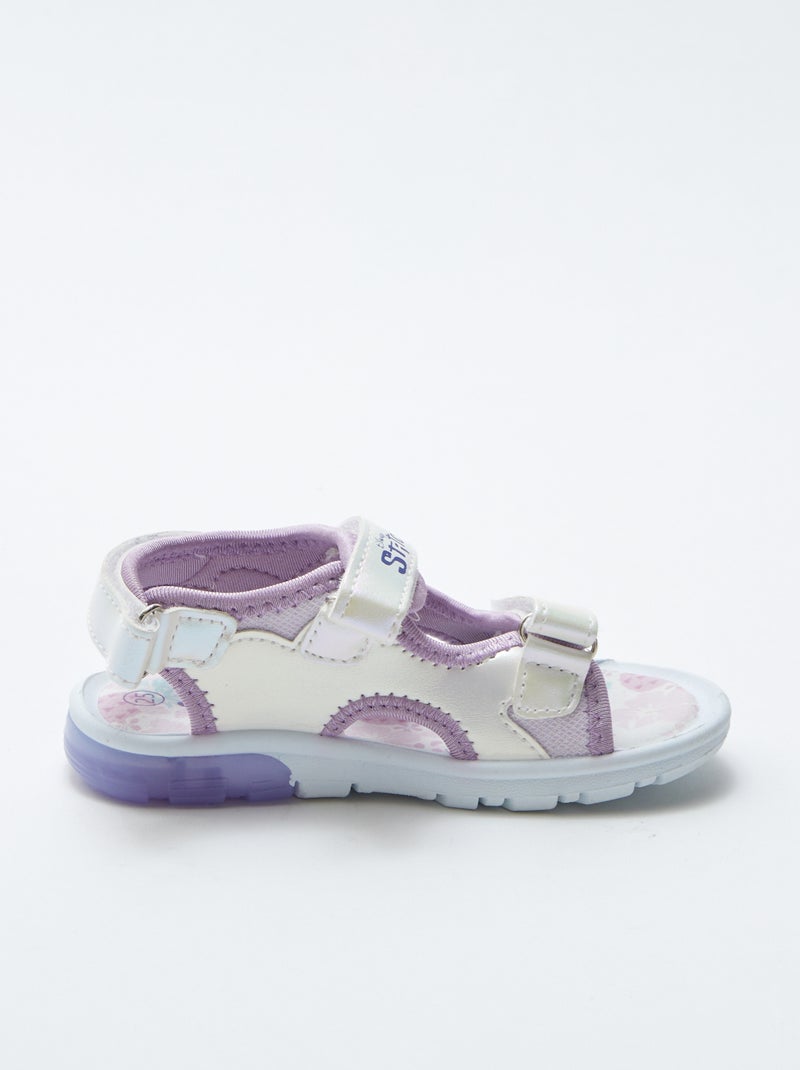 Sandalias abiertas flexibles 'Stitch' ROSA - Kiabi