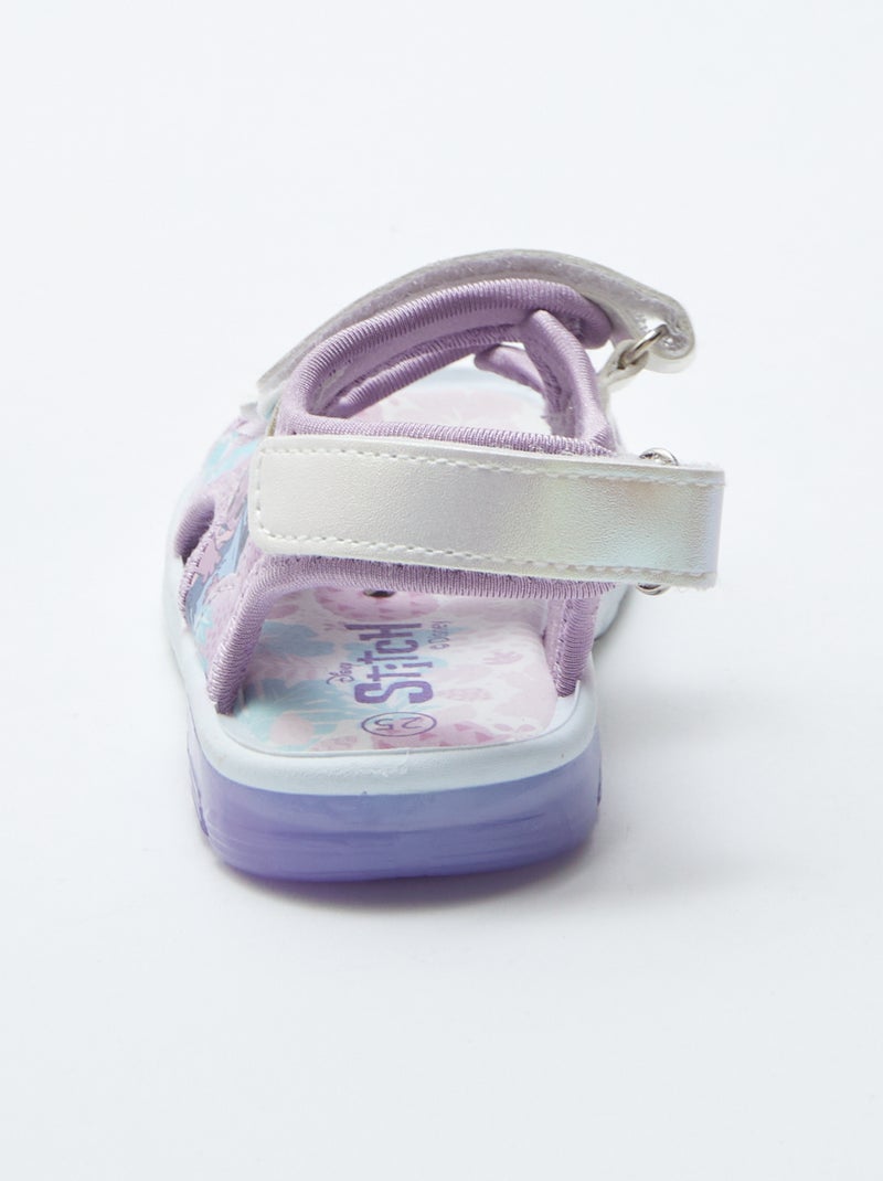 Sandalias abiertas flexibles 'Stitch' ROSA - Kiabi