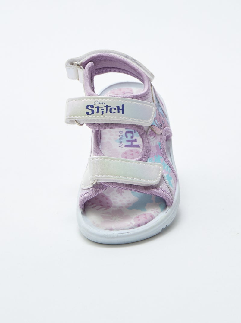 Sandalias abiertas flexibles 'Stitch' ROSA - Kiabi