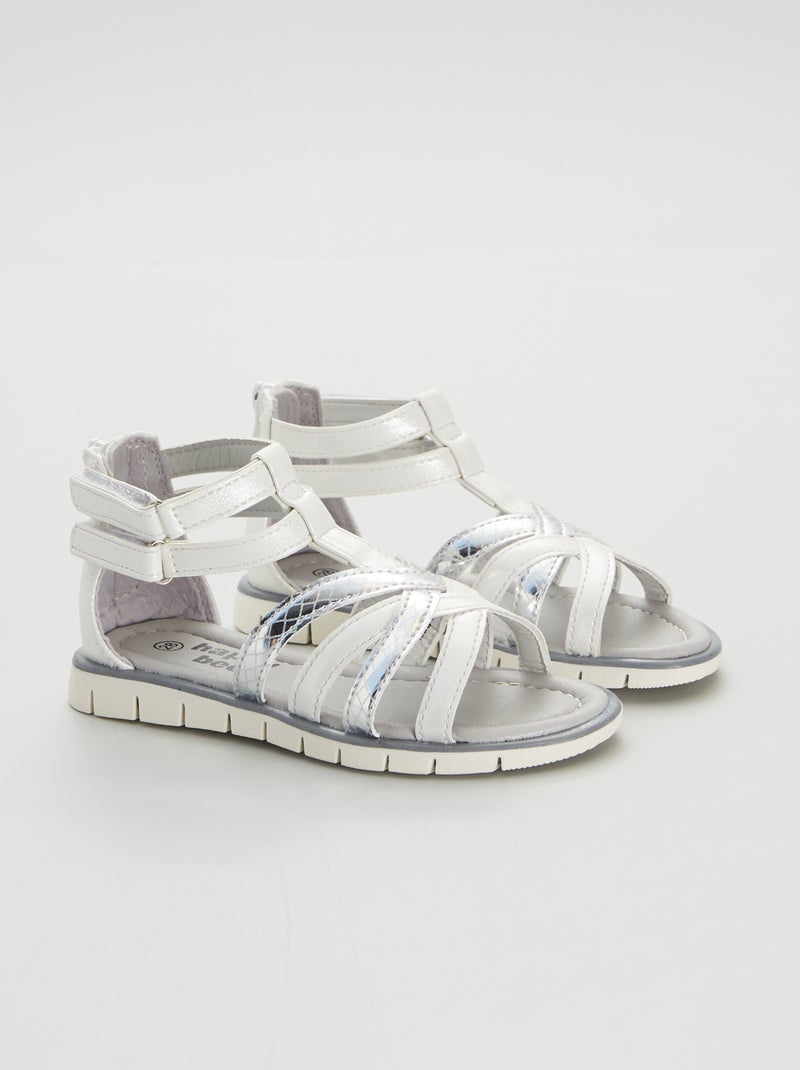 Sandalias altas GRIS - Kiabi
