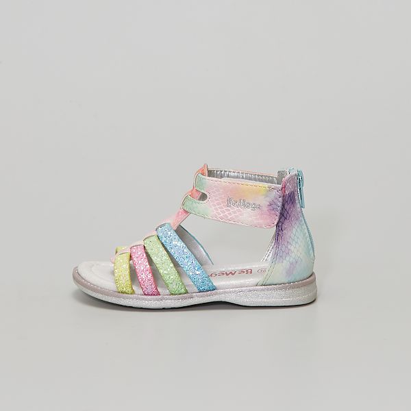 Sandalias altas multicolores Niña 3-12 años - BEIGE - Kiabi - 22,00€