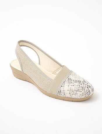 Sandalias anchas confort elásticas - Afibel