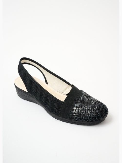 Sandalias anchas confort elásticas - Afibel - Kiabi
