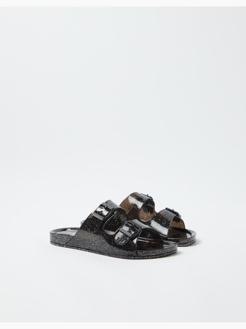 Sandalias brillantes, MO Fashion Negro - Kiabi