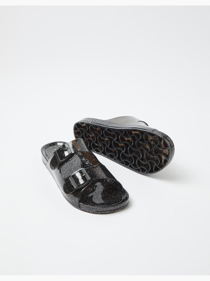 Sandalias brillantes, MO Fashion Negro - Kiabi