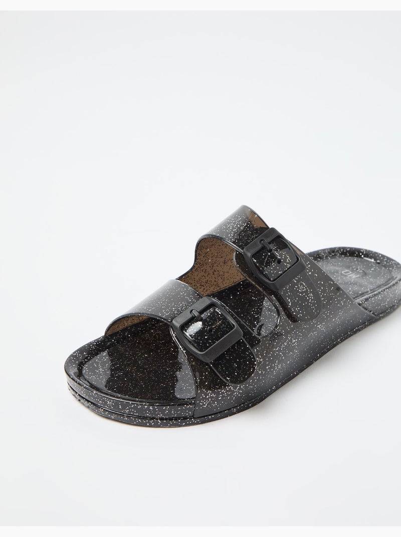 Sandalias brillantes, MO Fashion Negro - Kiabi