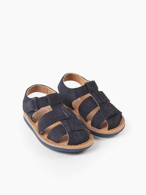 Sandalias cerradas de ante con suela antideslizante - Kiabi Sandalias cerradas de ante con suela antideslizante - Kiabi