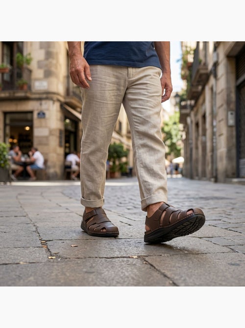 Sandalias cerradas hombre confort verano ventiladas OZABI - Kiabi Sandalias cerradas hombre confort verano ventiladas OZABI - Kiabi