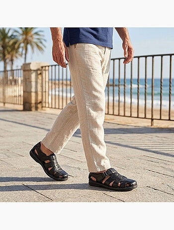 Sandalias cerradas hombre confort verano ventiladas OZABI