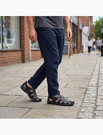 Sandalias cerradas hombre confort verano ventiladas OZABI
