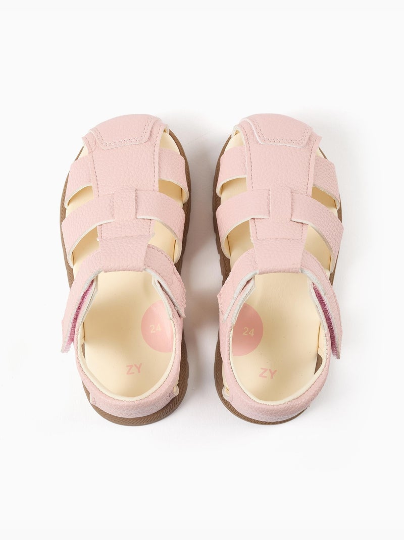 Sandalias cerradas My First Steps Rosa claro - Kiabi