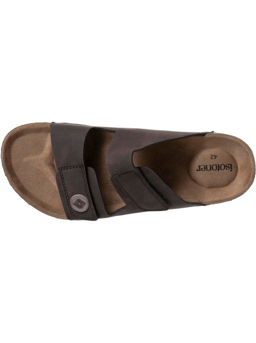 Sandalias con correas dobles de Velcros, plantilla de parche ultraconfortable en el  Isotoner - Kiabi
