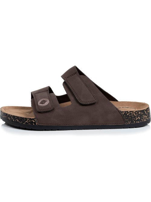 Sandalias con correas dobles de Velcros, plantilla de parche ultraconfortable en el  Isotoner - Kiabi