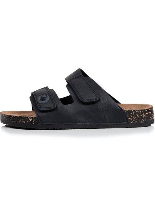 Sandalias con correas dobles de Velcros, plantilla de parche ultraconfortable en el  Isotoner - Kiabi