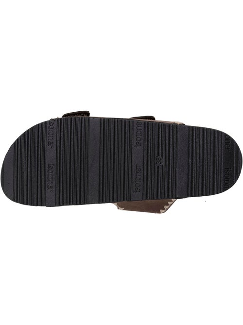 Sandalias con correas dobles, plantilla de talón de parche ultraconfortable  Isotoner - Kiabi