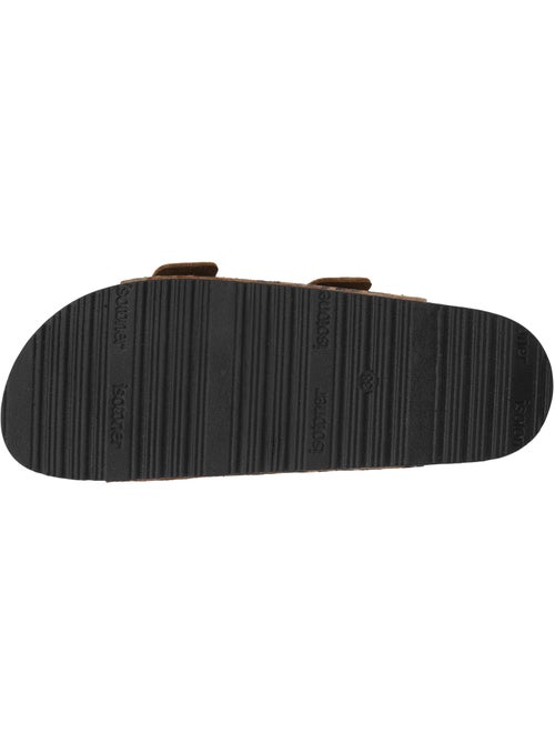 Sandalias con correas dobles ultra cómodas, plantilla de cuero isotoner - Kiabi Sandalias con correas dobles ultra cómodas, plantilla de cuero isotoner - Kiabi